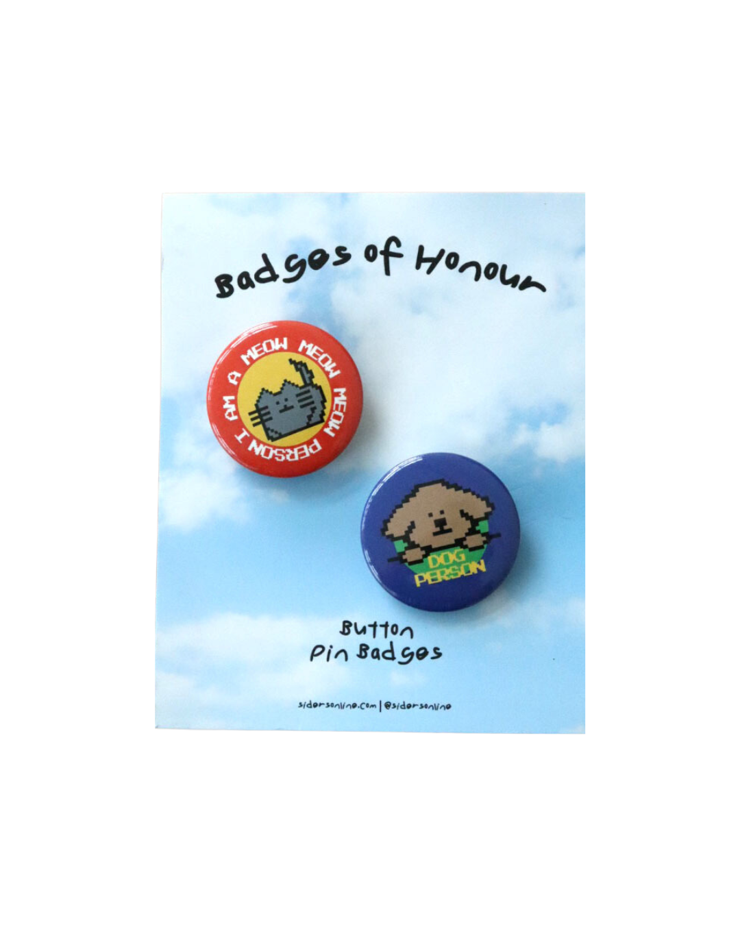 Retro Pin Badges