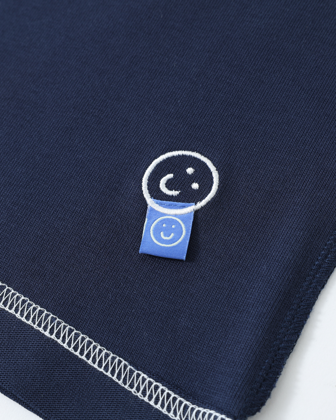 Signature Reverse Baby Tee in Navy (Women)