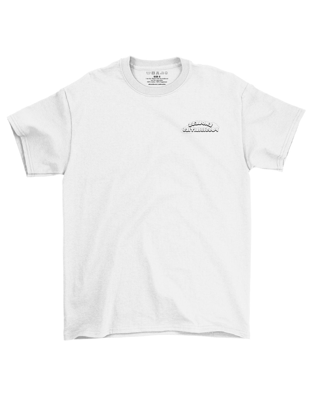 Endless Possibilities Oversized Tee In White