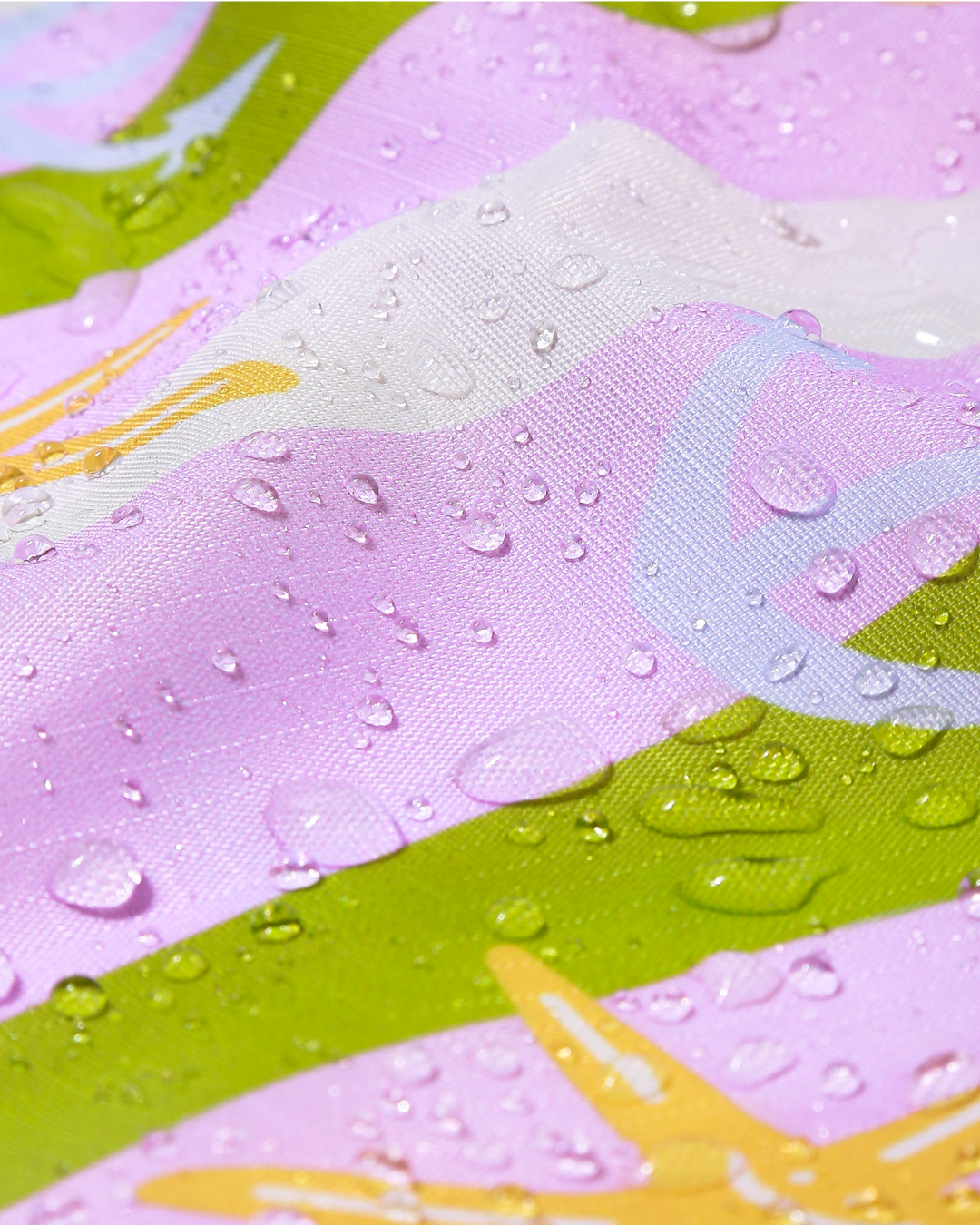 Water resistant textile used for the reusable bag