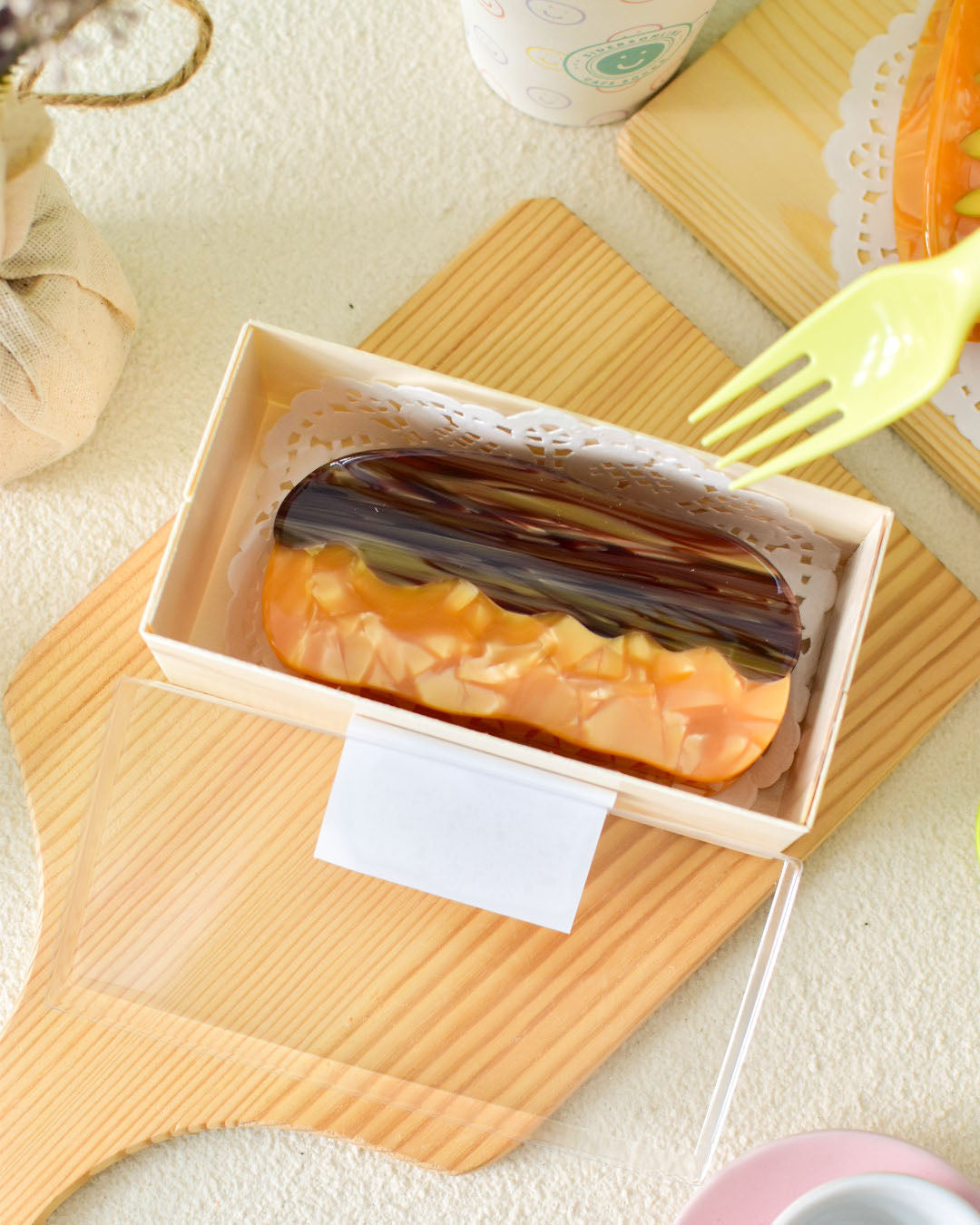 Chocolate Eclair Hair Claw Clip (Mega)