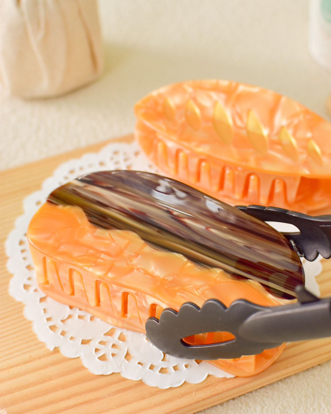 Chocolate Eclair Hair Claw Clip (Mega)