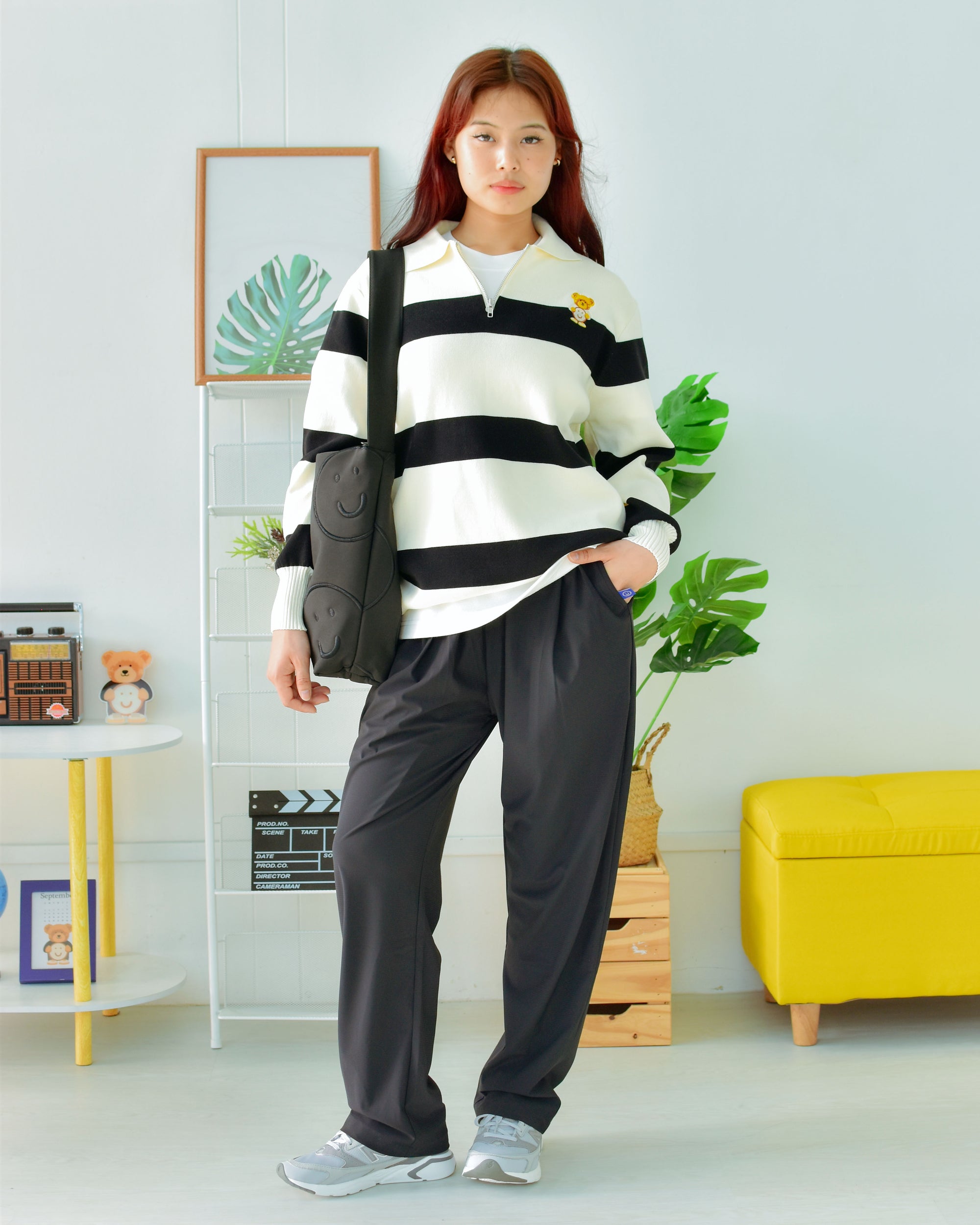 Signature Aircon Pants in Black