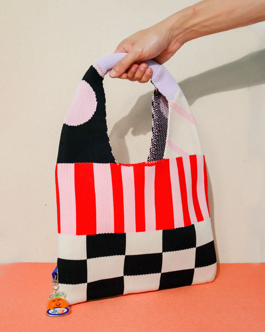 Lucky Knitted Tote Bag