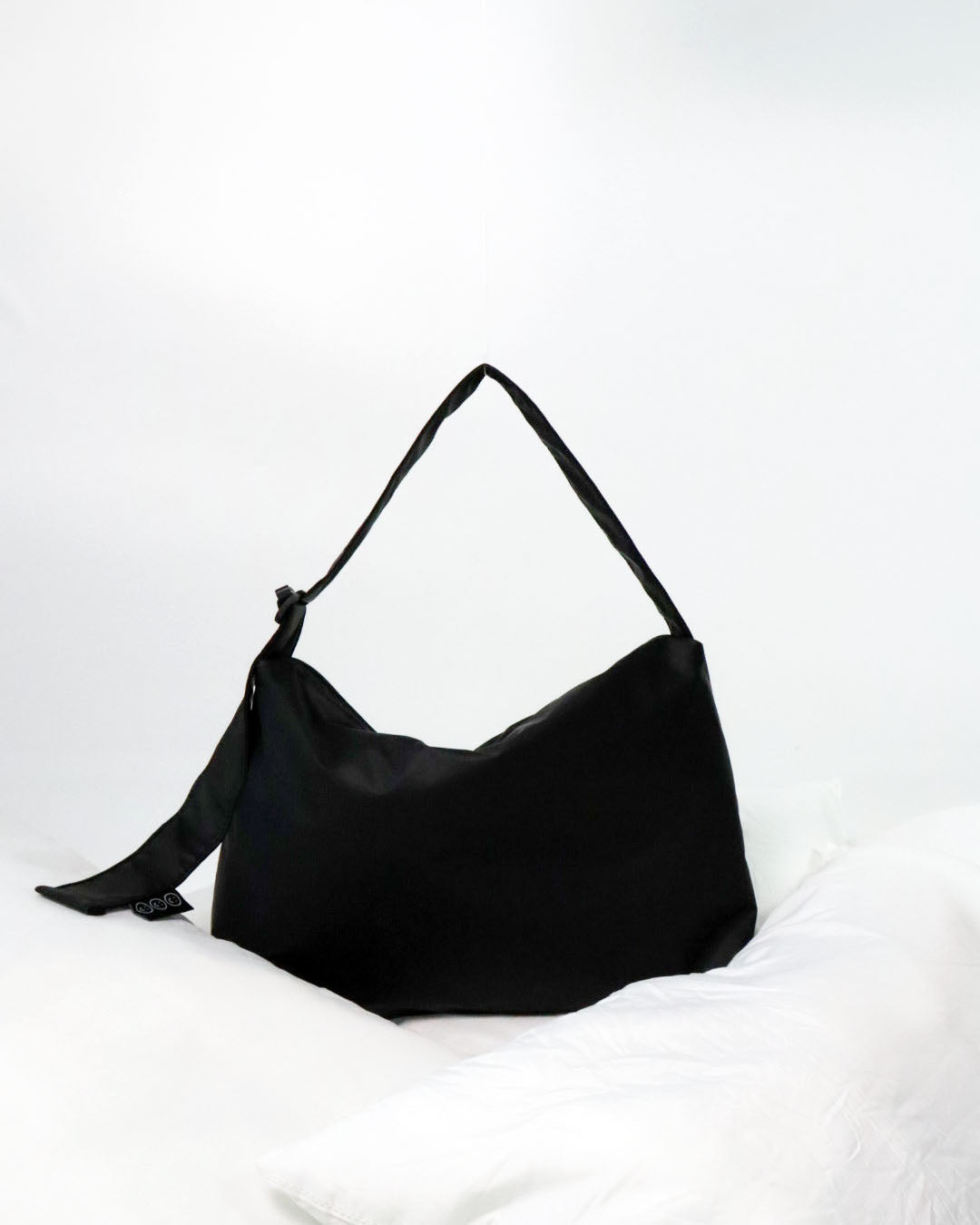 Signature ZZZ Pillow Sling/Shoulder Bag in Matte Black