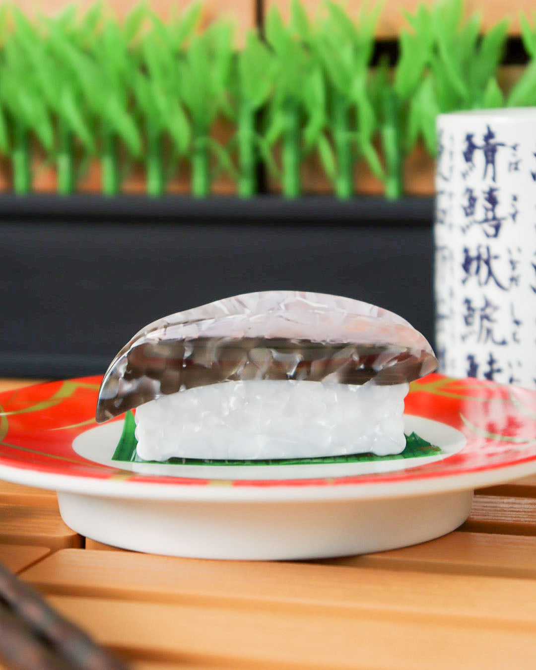 Sushi Hair Claw Clip Duo - Kani (Crabstick) & Saba