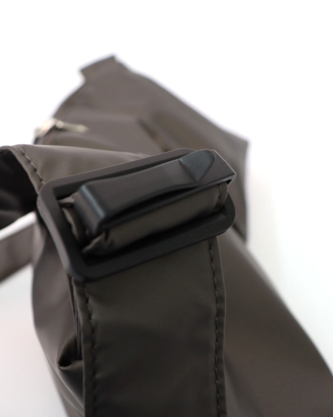 Signature ZZZ Bolster Sling/Shoulder Bag in Metallic Carbon