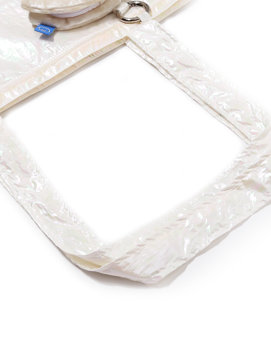 Iridescent Seashell Plushie Totebag