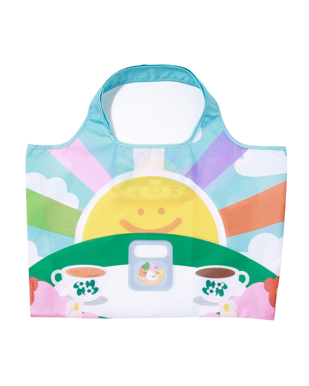 A front view of the reusable bag