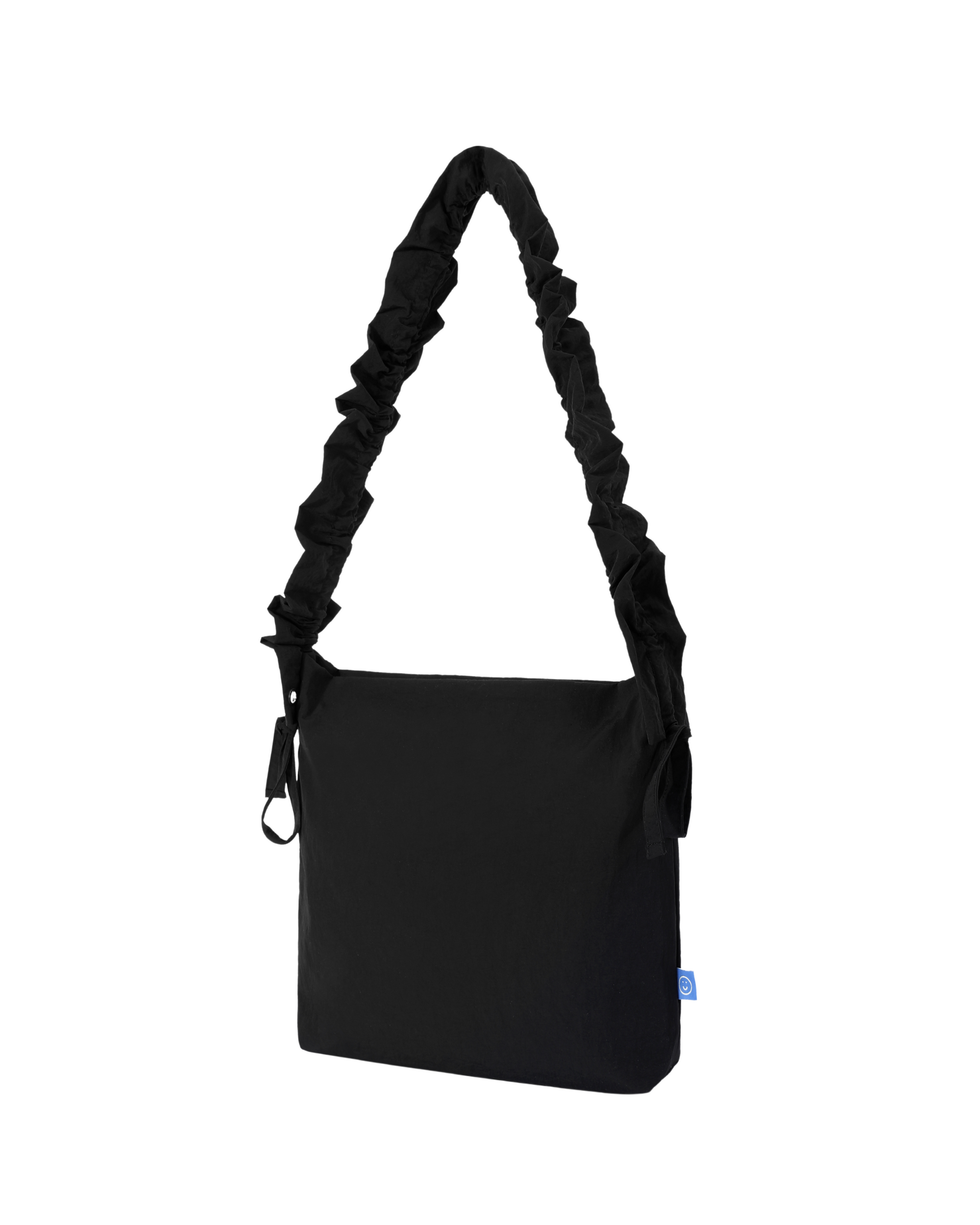 photography shot of the petal bag in black