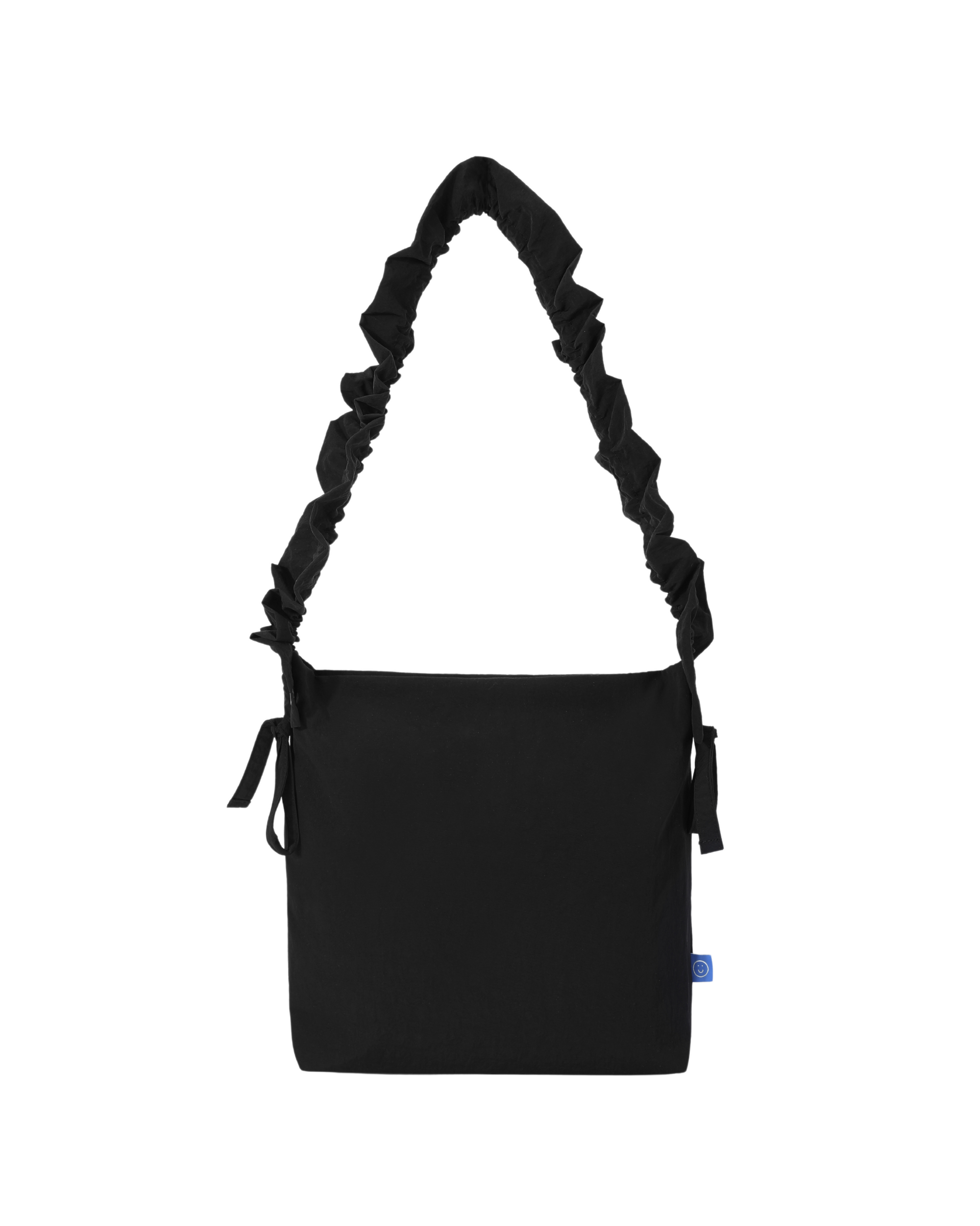 photography shot of the petal bag in black