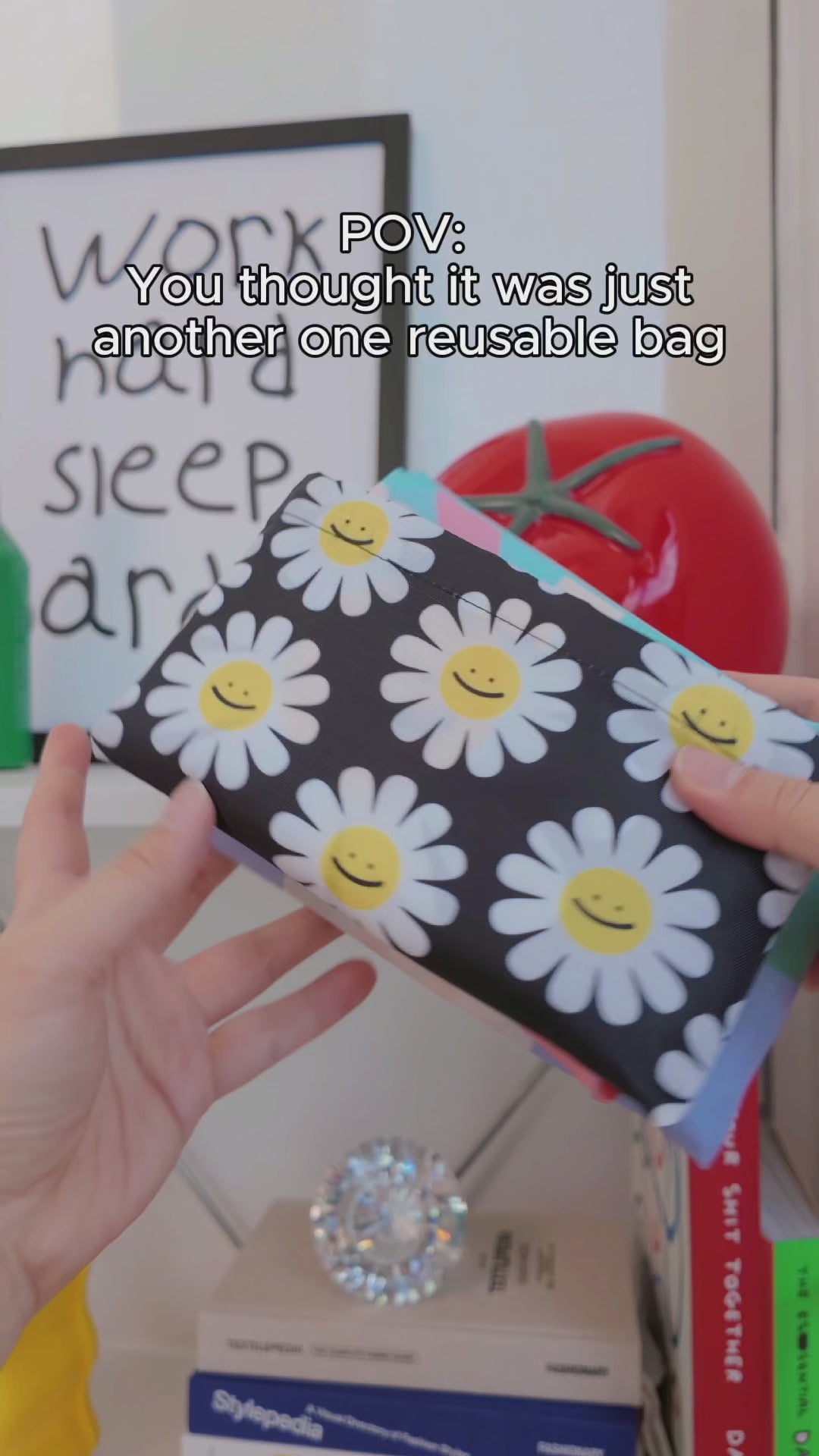 video of reusable bag