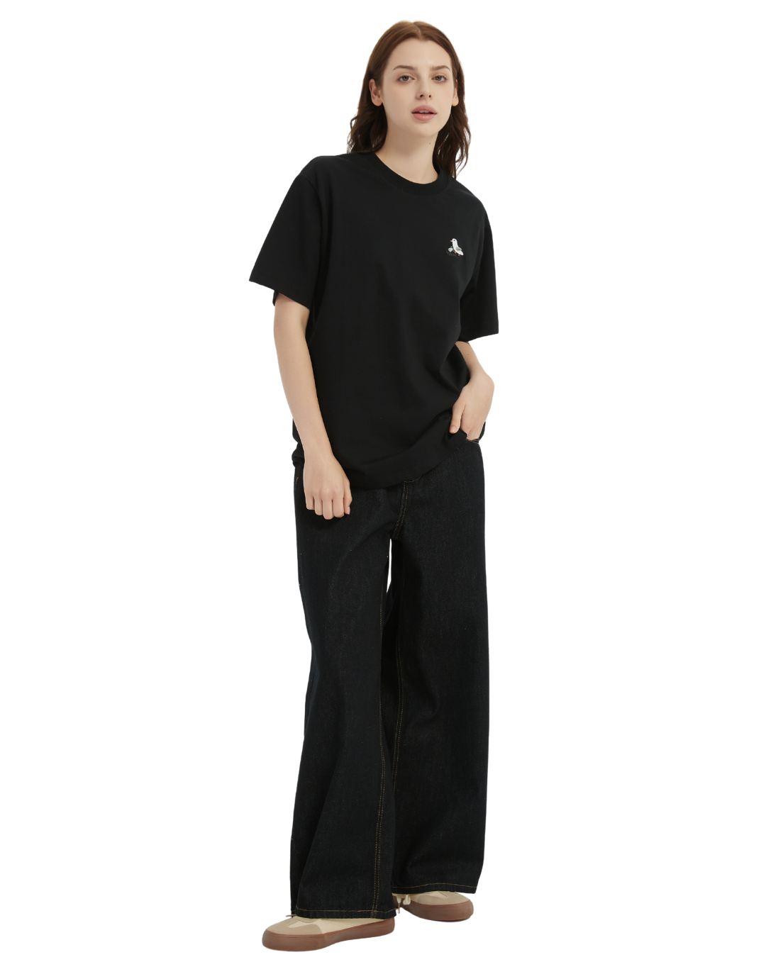 Kick Problem Embroidery Sorona® Cooling Tee in Black