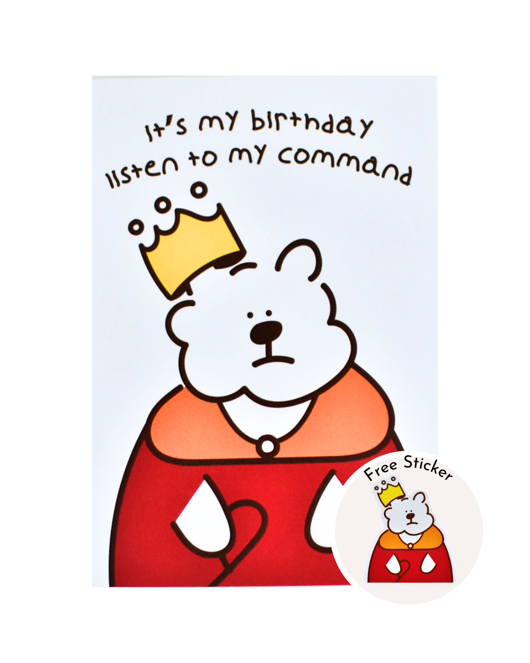 Dawg is the King Birthday Card