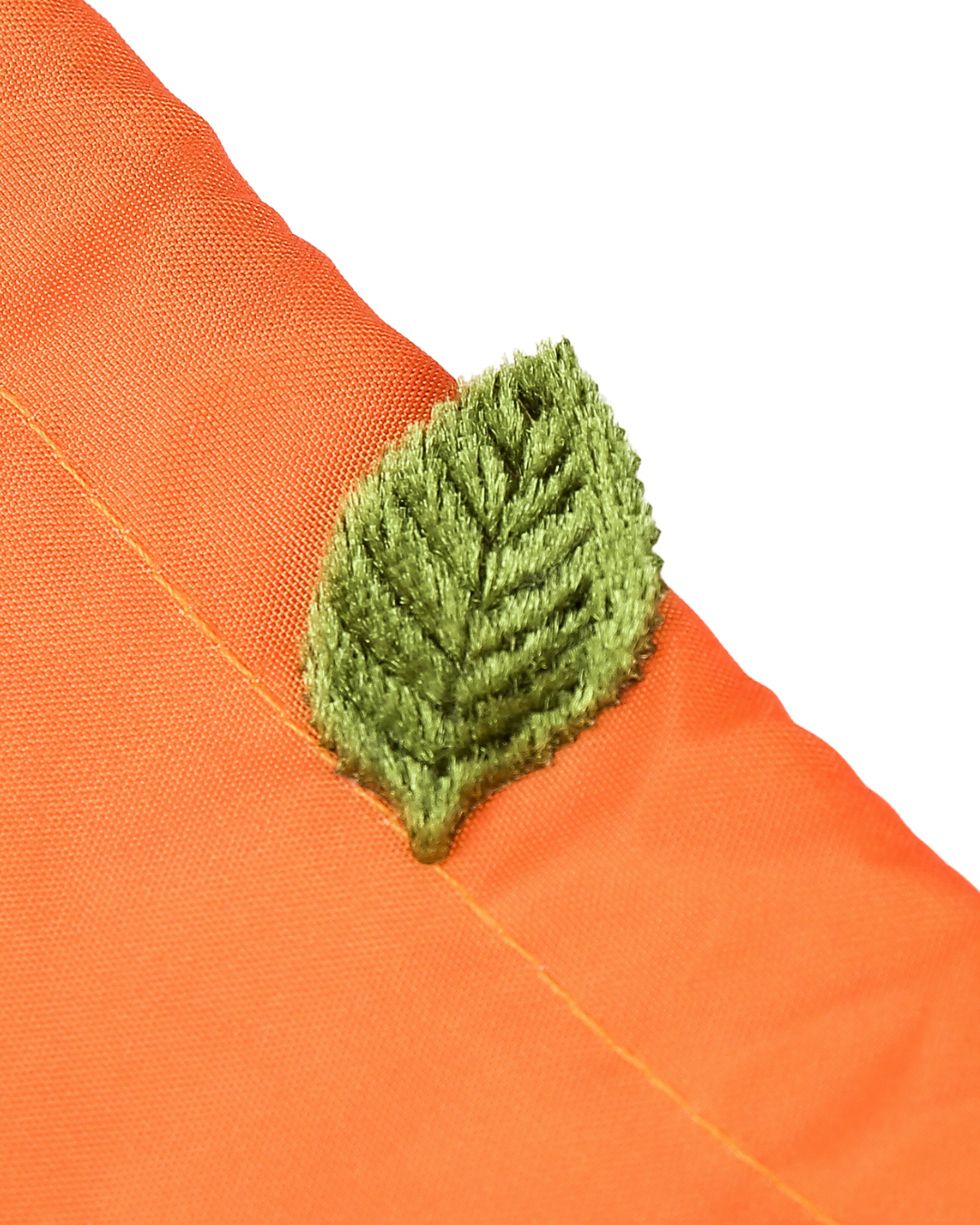 Orange Water-Resistant Drawstring Pouch