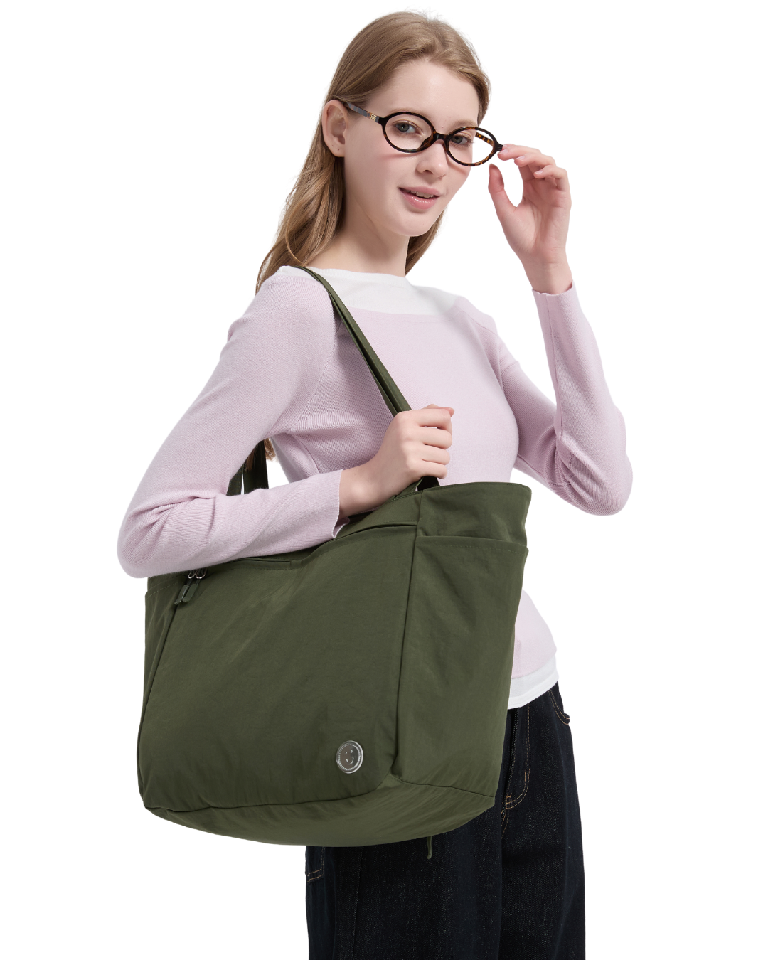 Compact Carry-all in Olive