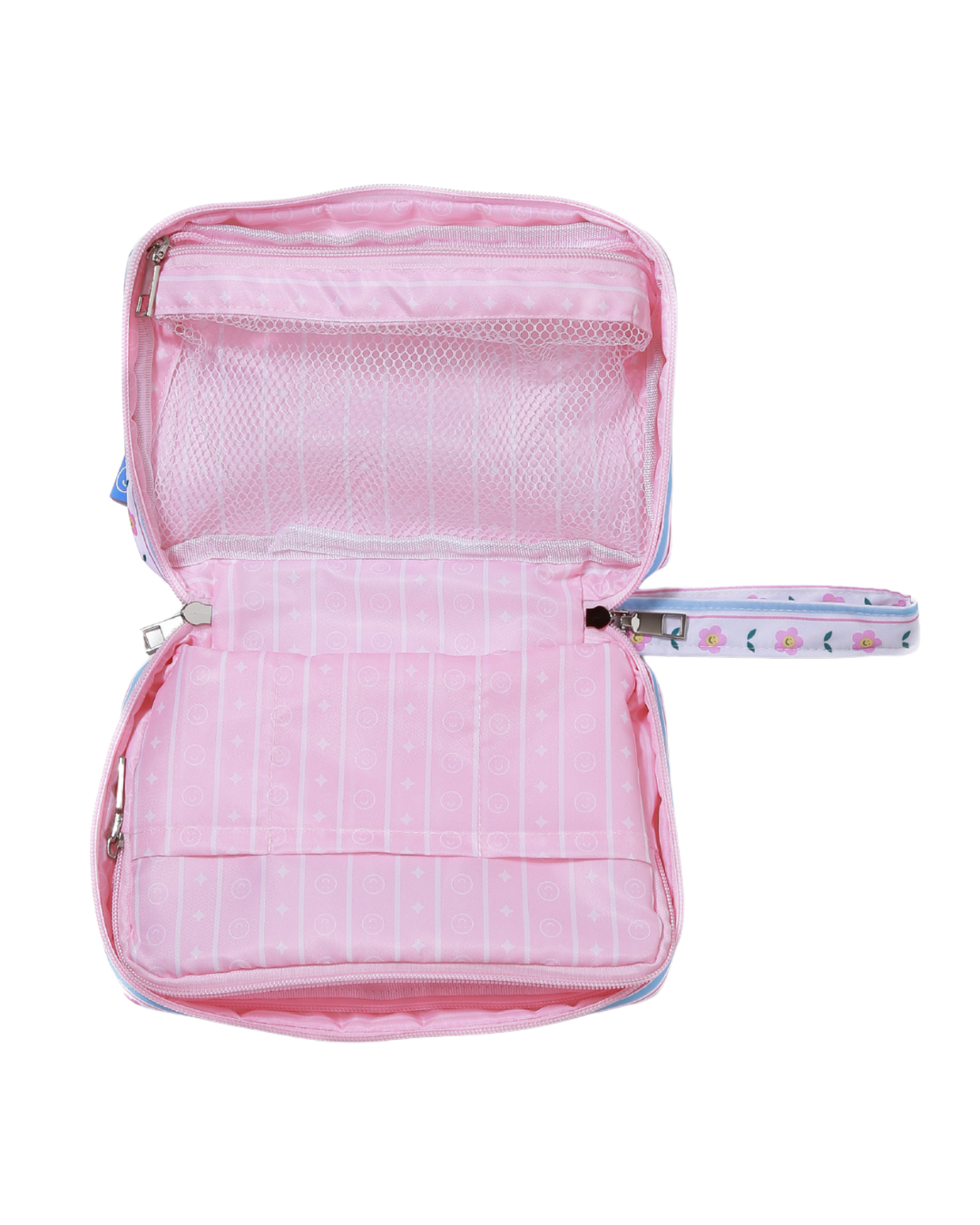 Flower Hearts Organizer Pouch