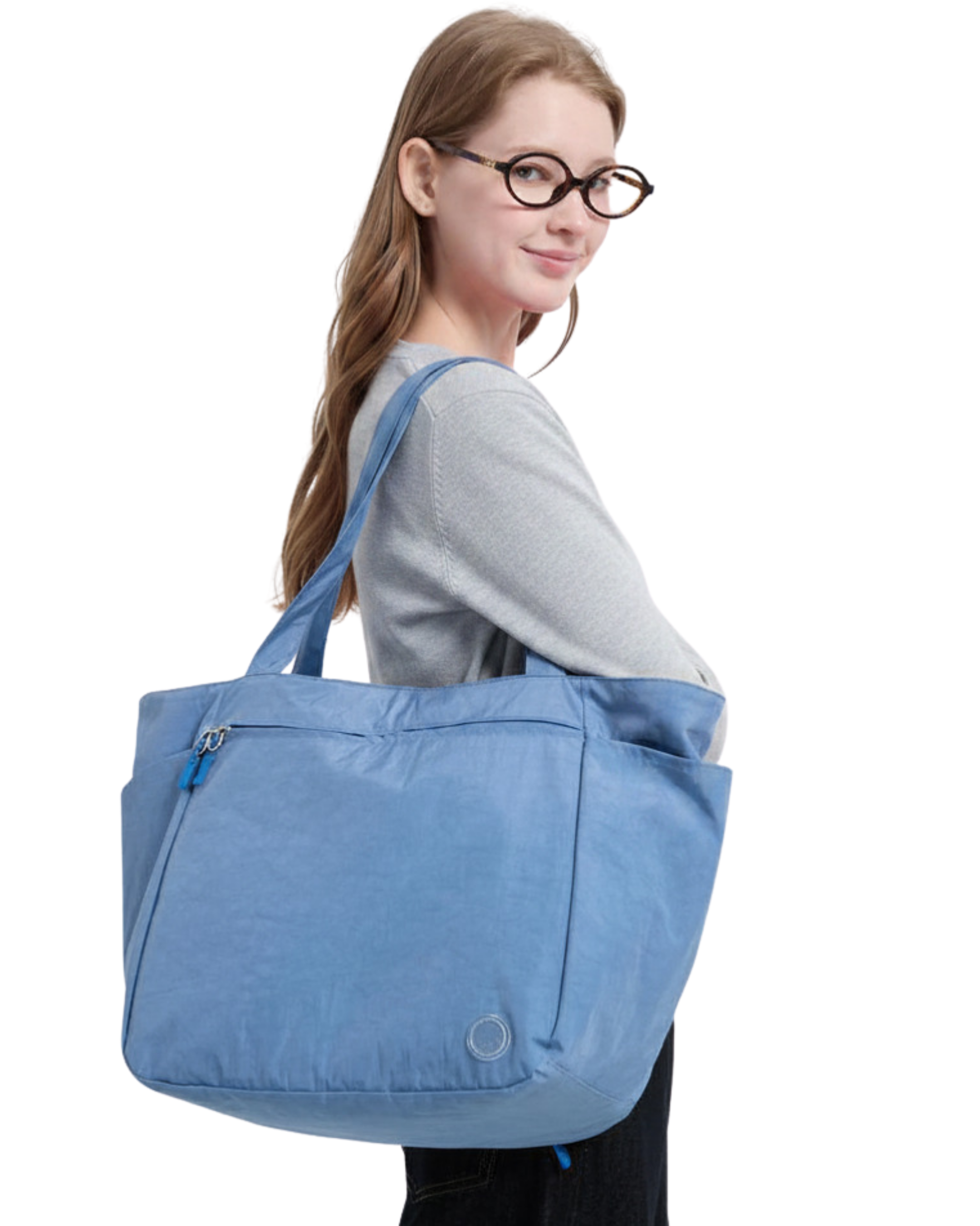 Compact Carry-all in Steel Blue