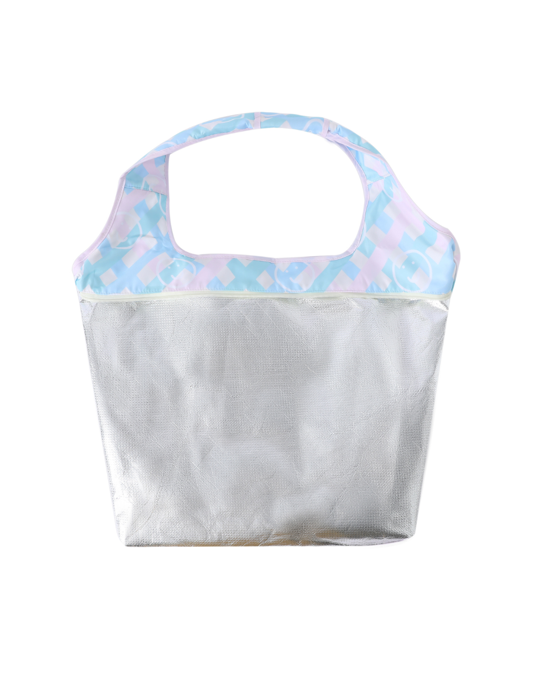 Signature Pastel Smile Foil Reusable Bag