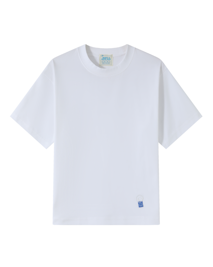 Signature Sunscreen Sorona® Cooling Tee in White Short