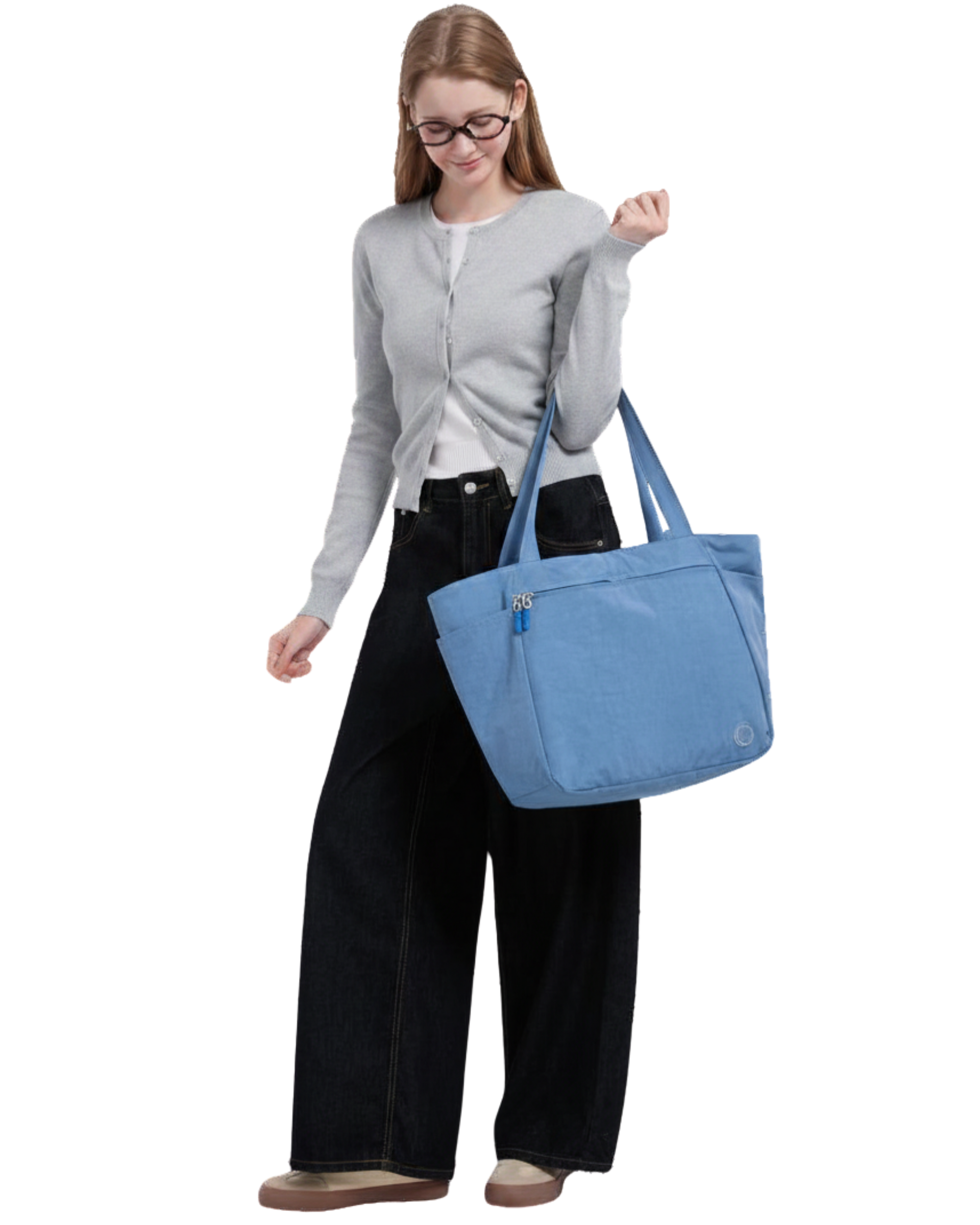 Compact Carry-all in Steel Blue