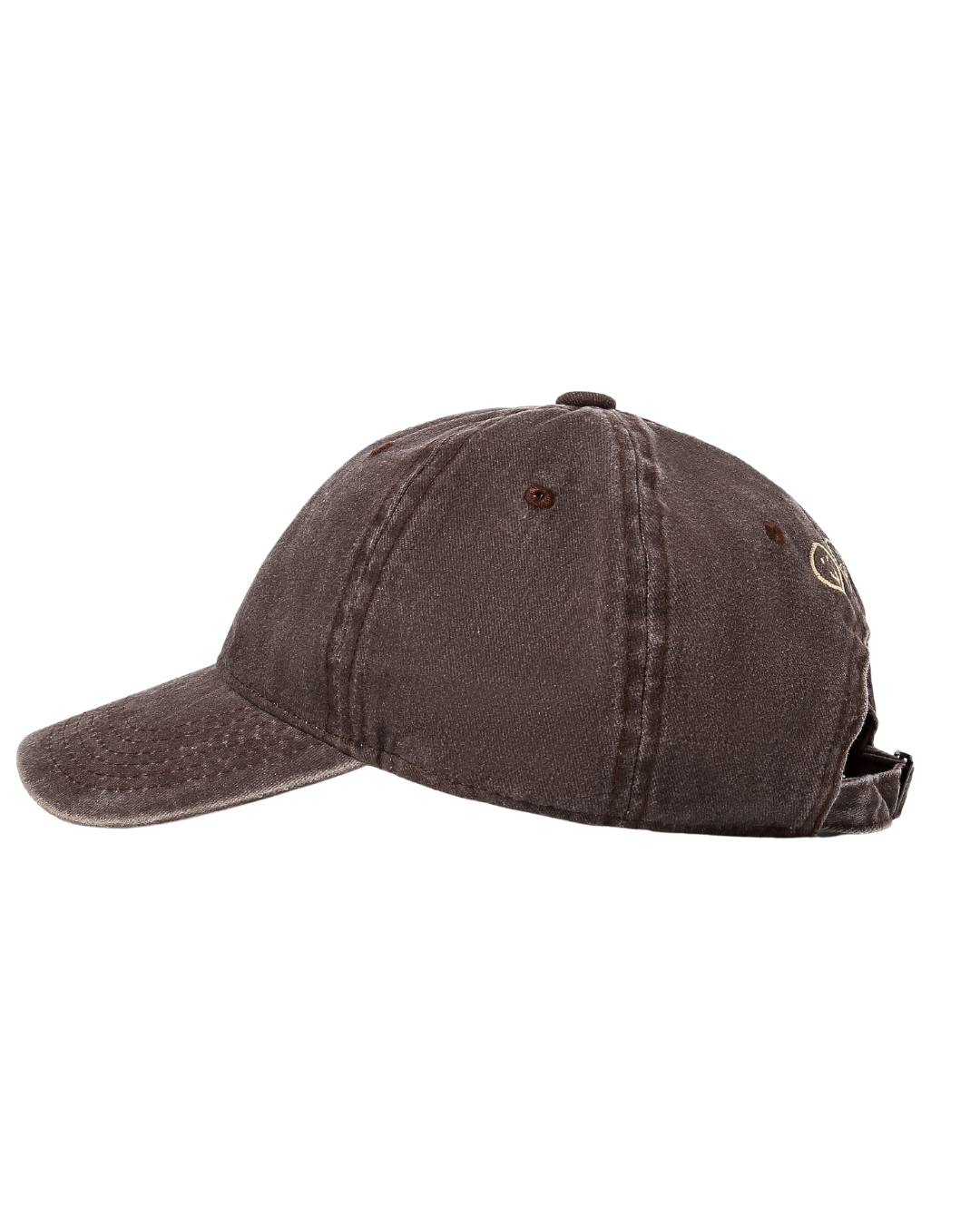 Signature Acid Wash Baseball Cap in Vintage Brown