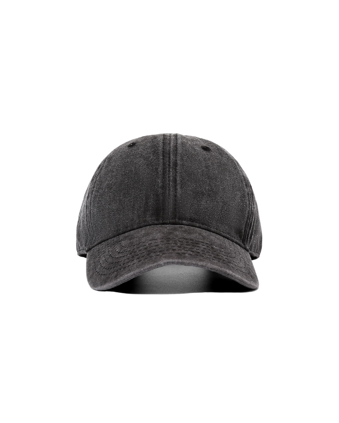 Signature Acid Wash Baseball Cap in Vintage Black