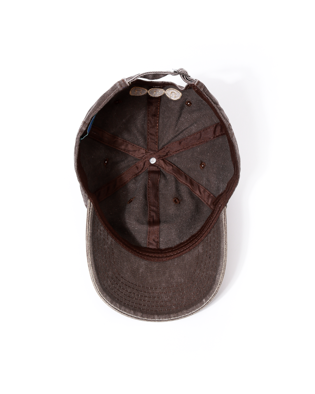 Signature Acid Wash Baseball Cap in Vintage Brown