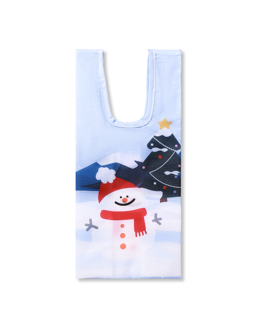 Snowman Small Plushie Reusable Nylon Bag