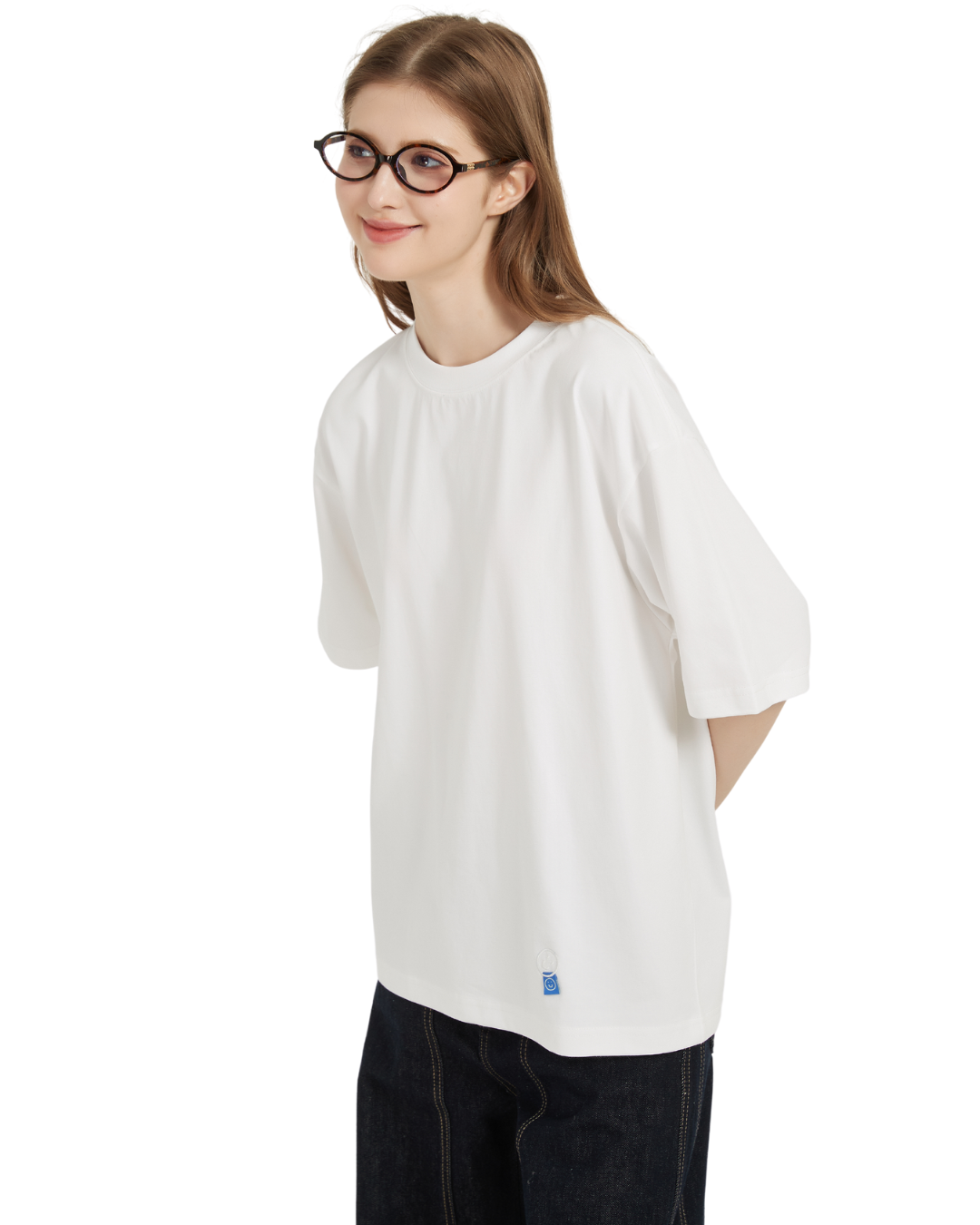 Signature Sunscreen Sorona® Cooling Tee in White Long