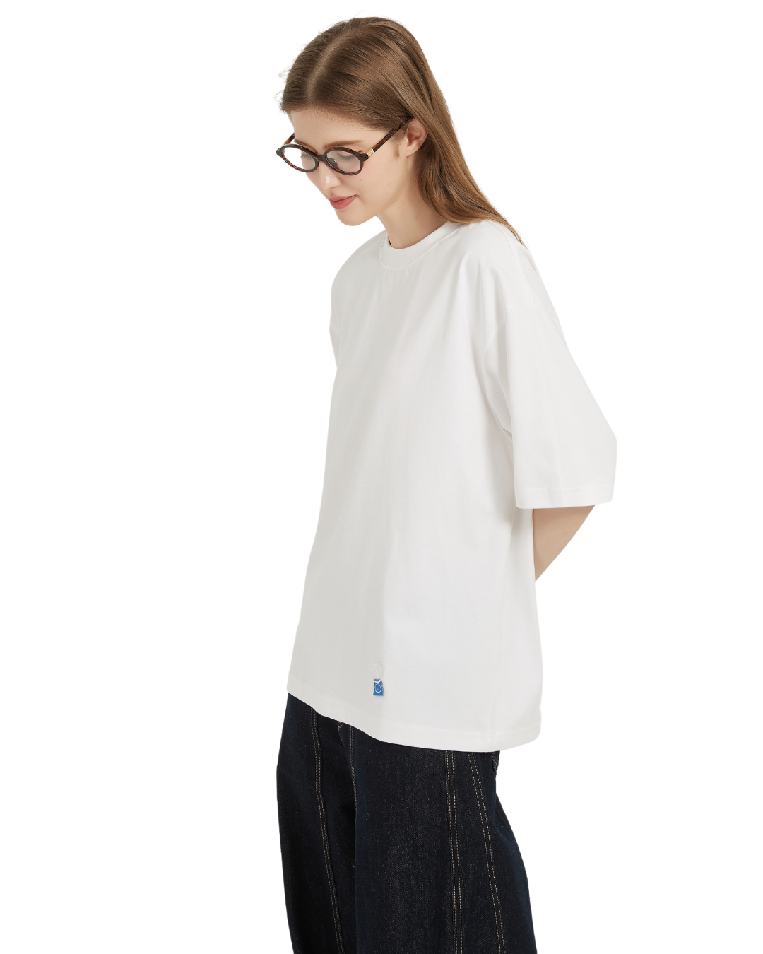 Signature Sunscreen Sorona® Cooling Tee in White Long