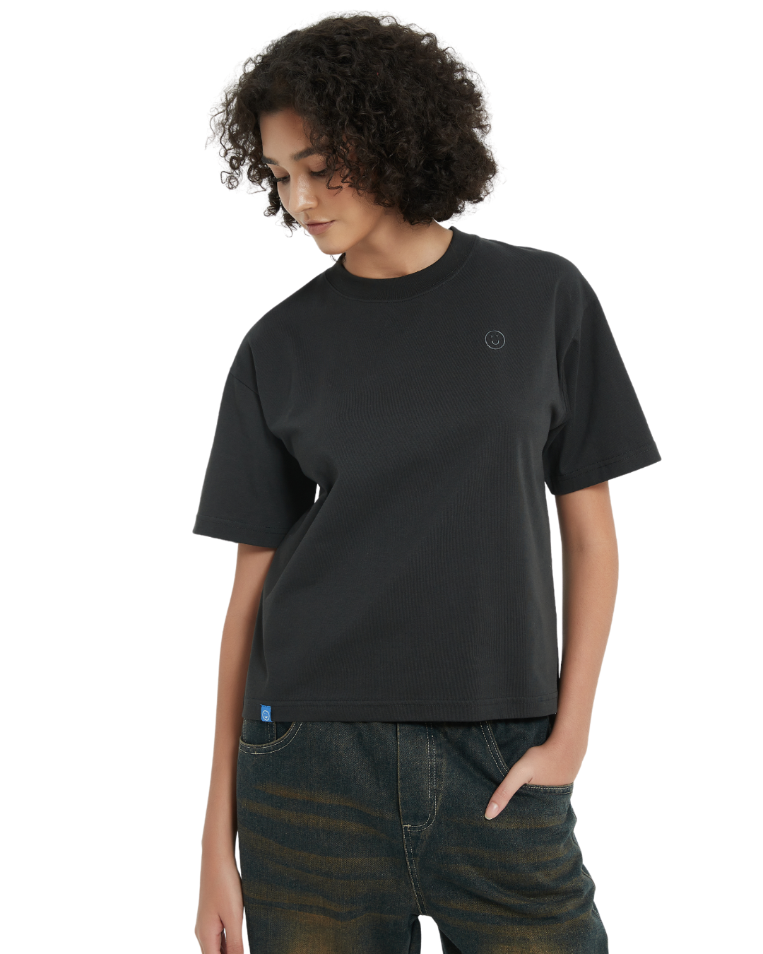 Signature Sunscreen Sorona® Cooling Tee in Off Black