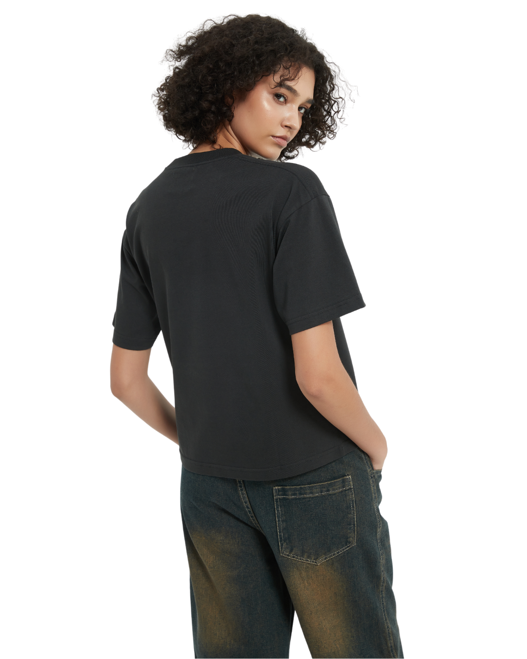 Signature Sunscreen Sorona® Cooling Tee in Off Black Short