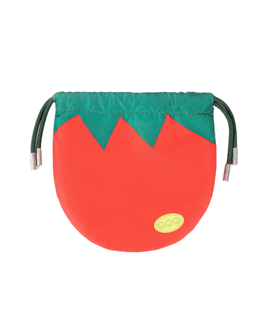 Tomato Water-Resistant Drawstring Pouch