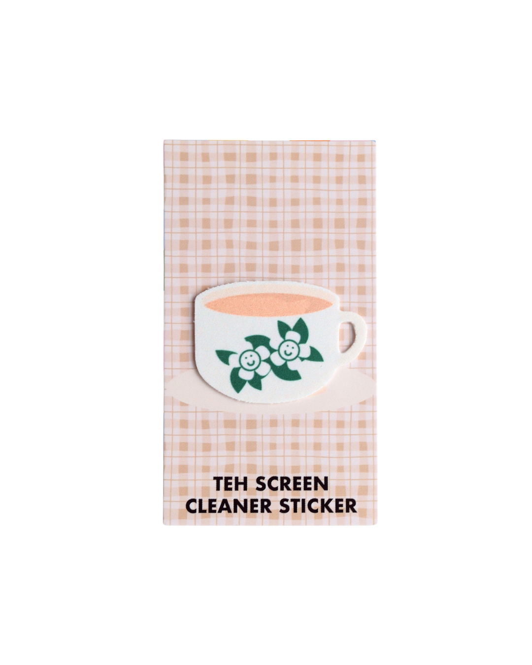Teh Screen Cleaner Sticker
