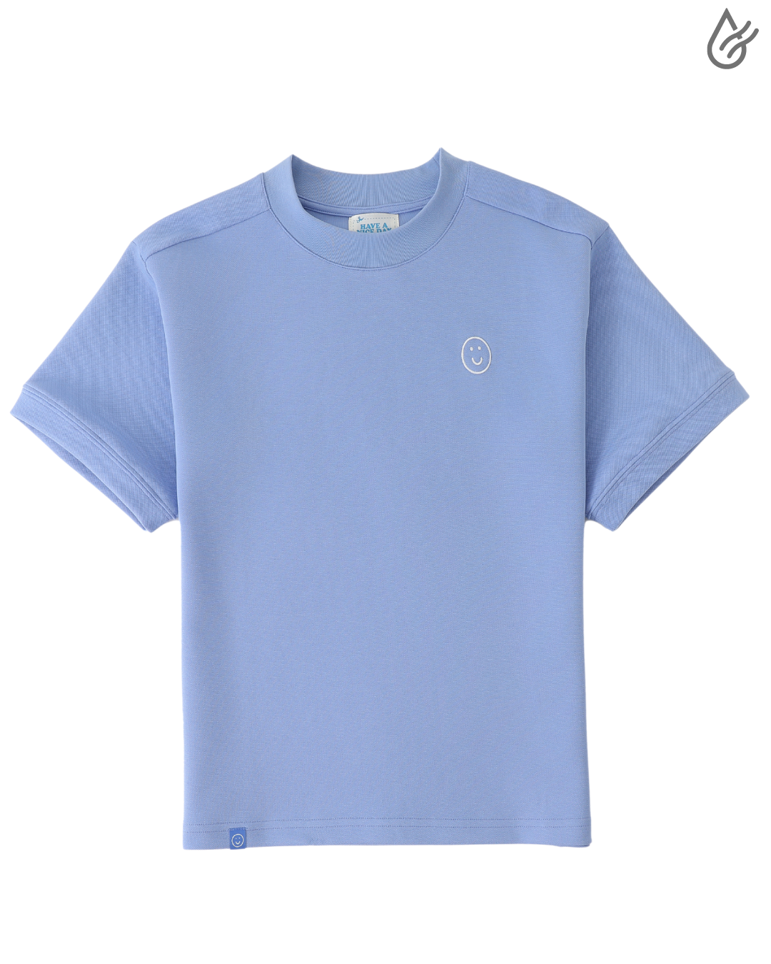 Signature Premium "Air-con" Tee in Frosted Blue