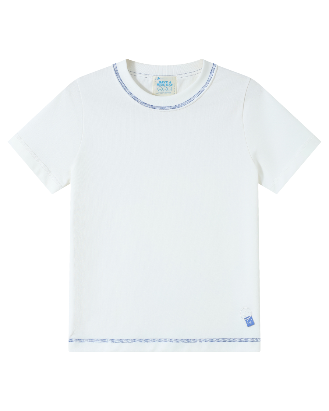 Signature Reverse Baby Tee in Off-White (Women)