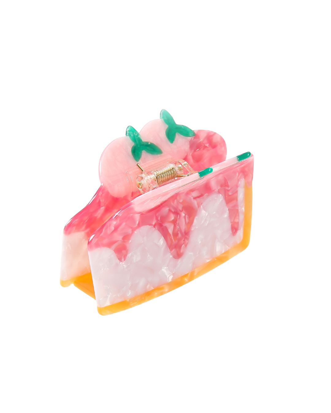 Strawberry Cheesecake Hair Claw Clip