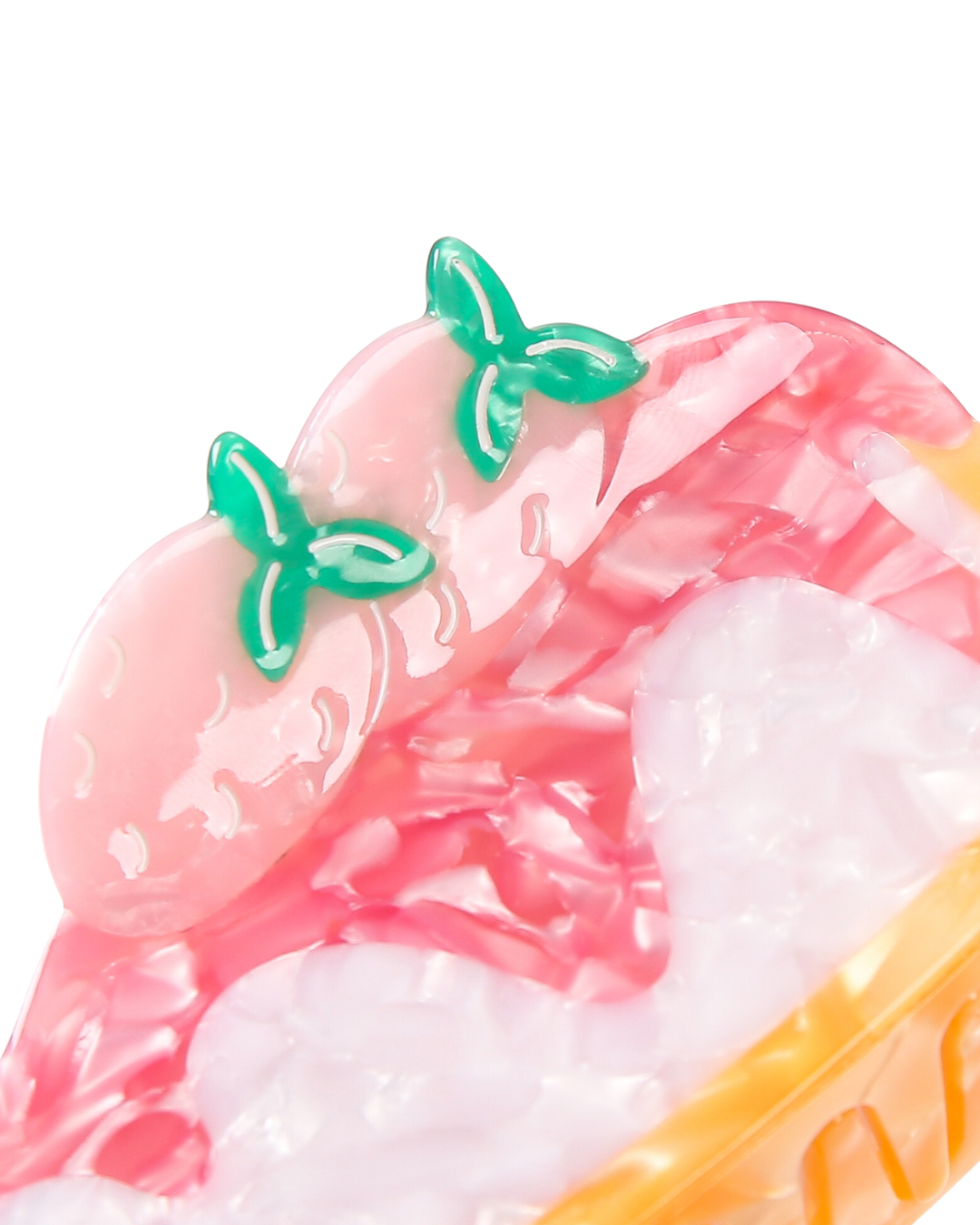 Strawberry Cheesecake Hair Claw Clip