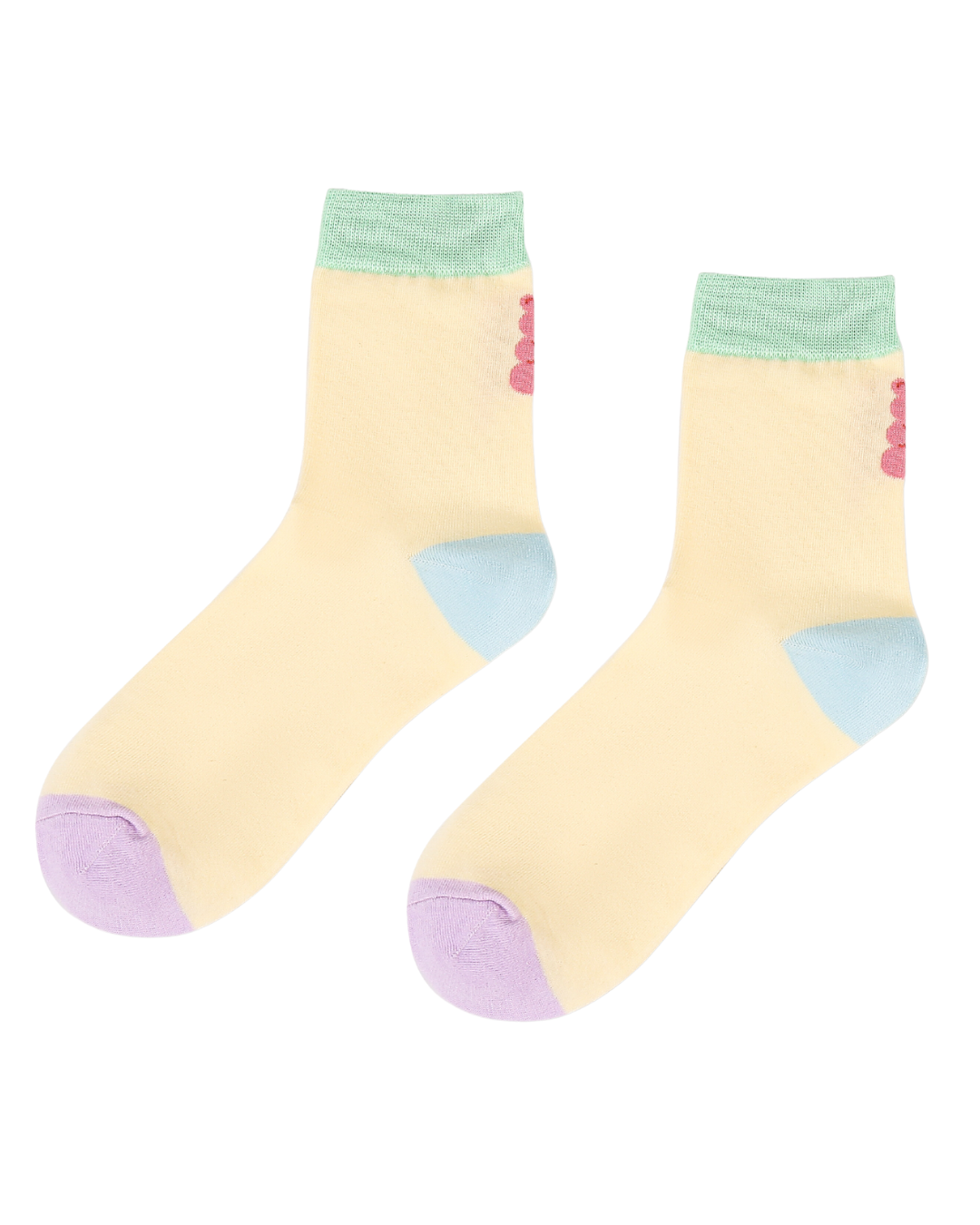 Gummy Bears Colorblock MiniCrew Socks