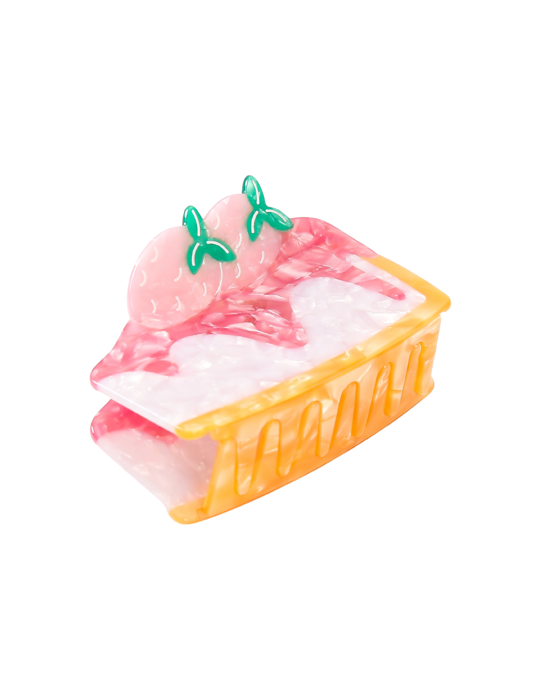 Strawberry Cheesecake Hair Claw Clip