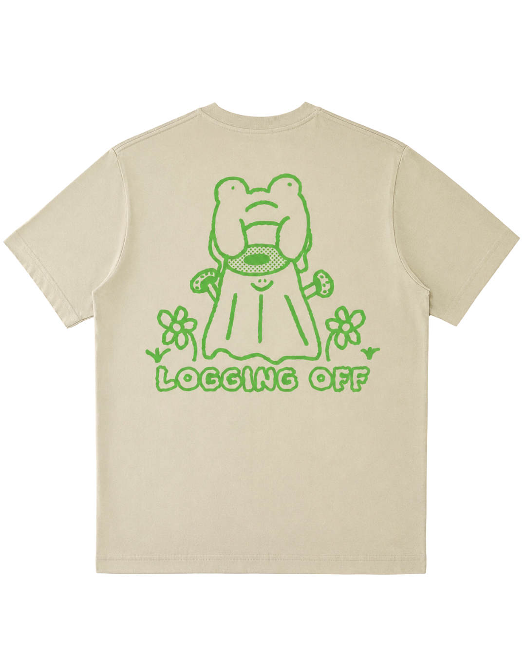 Logging Off Cooling Tee in Khaki
