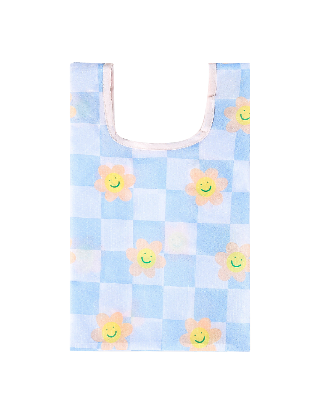 Forget Me Not Flower Plushie Reusable Nylon Bag