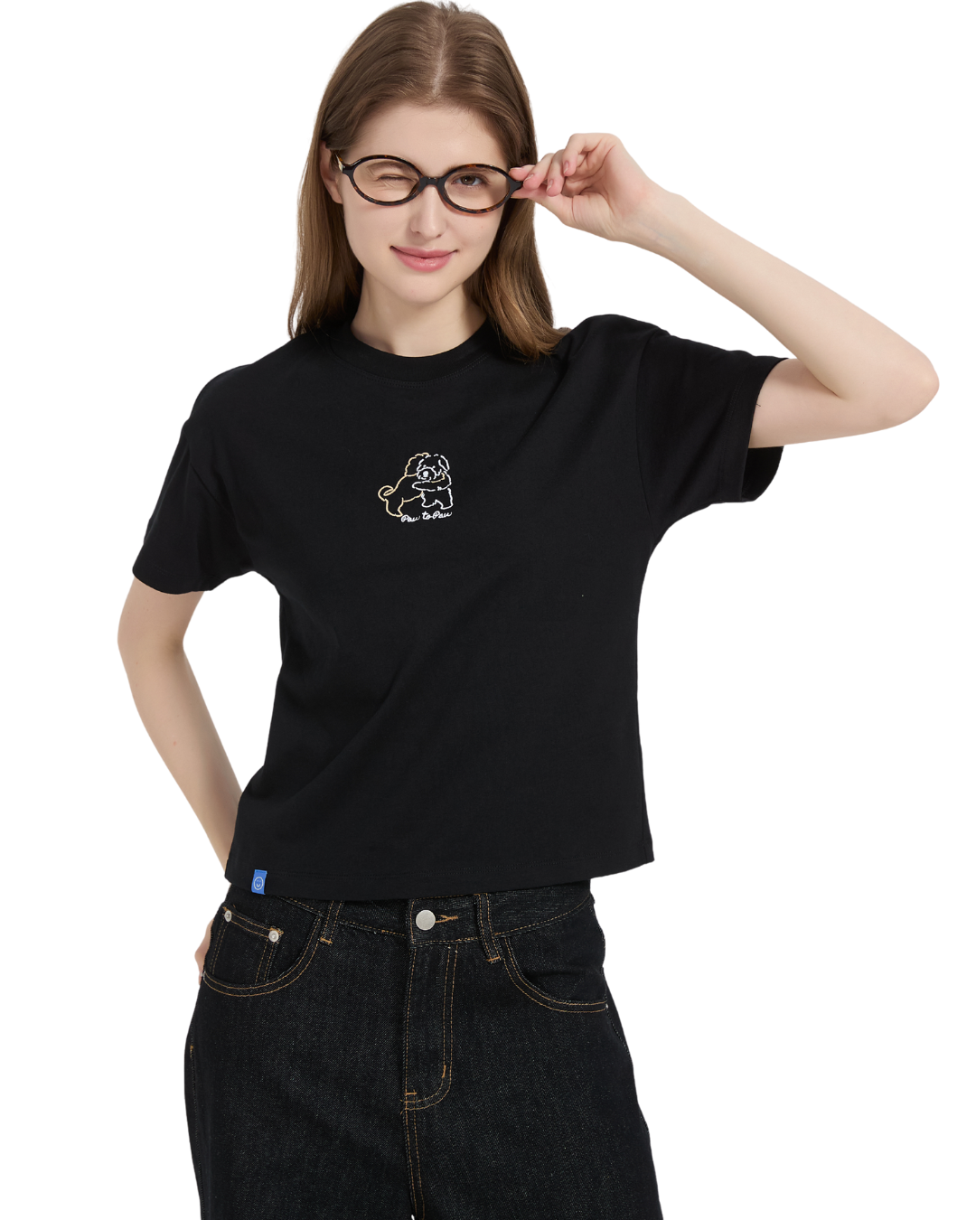 Paw to Paw Embroidery Baby Tee