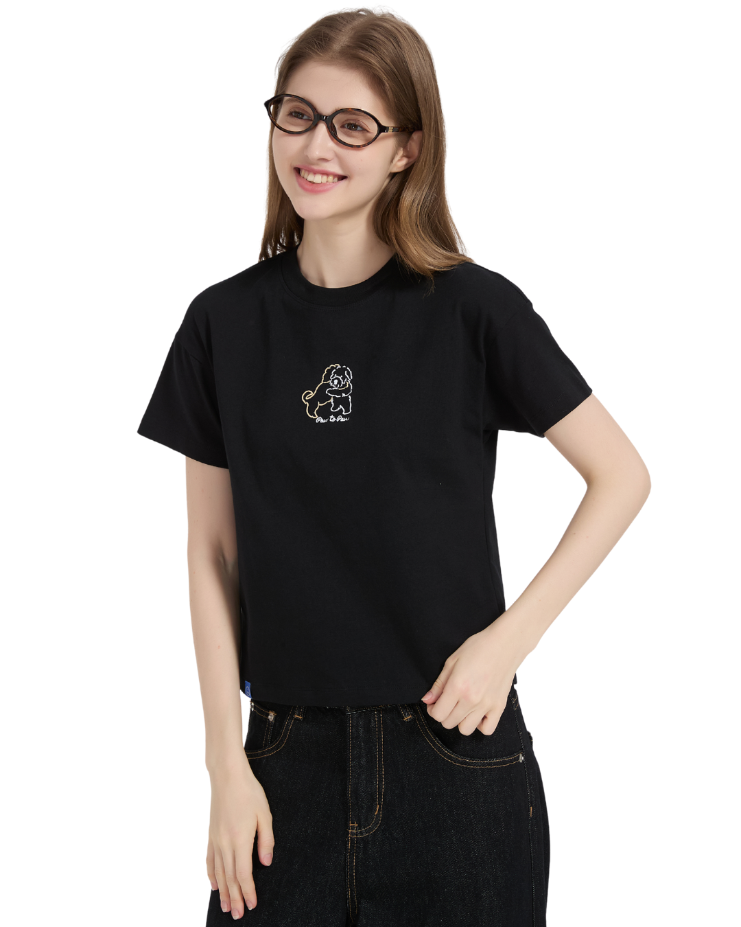 Paw to Paw Embroidery Baby Tee
