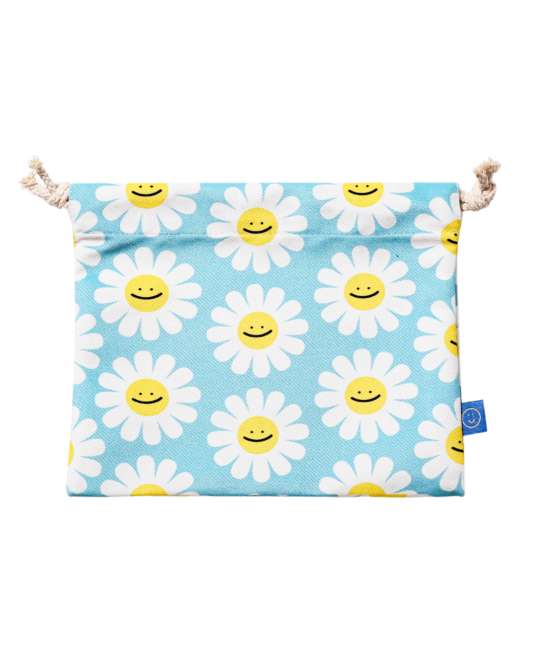 Daisy Flower Drawstring Pouch