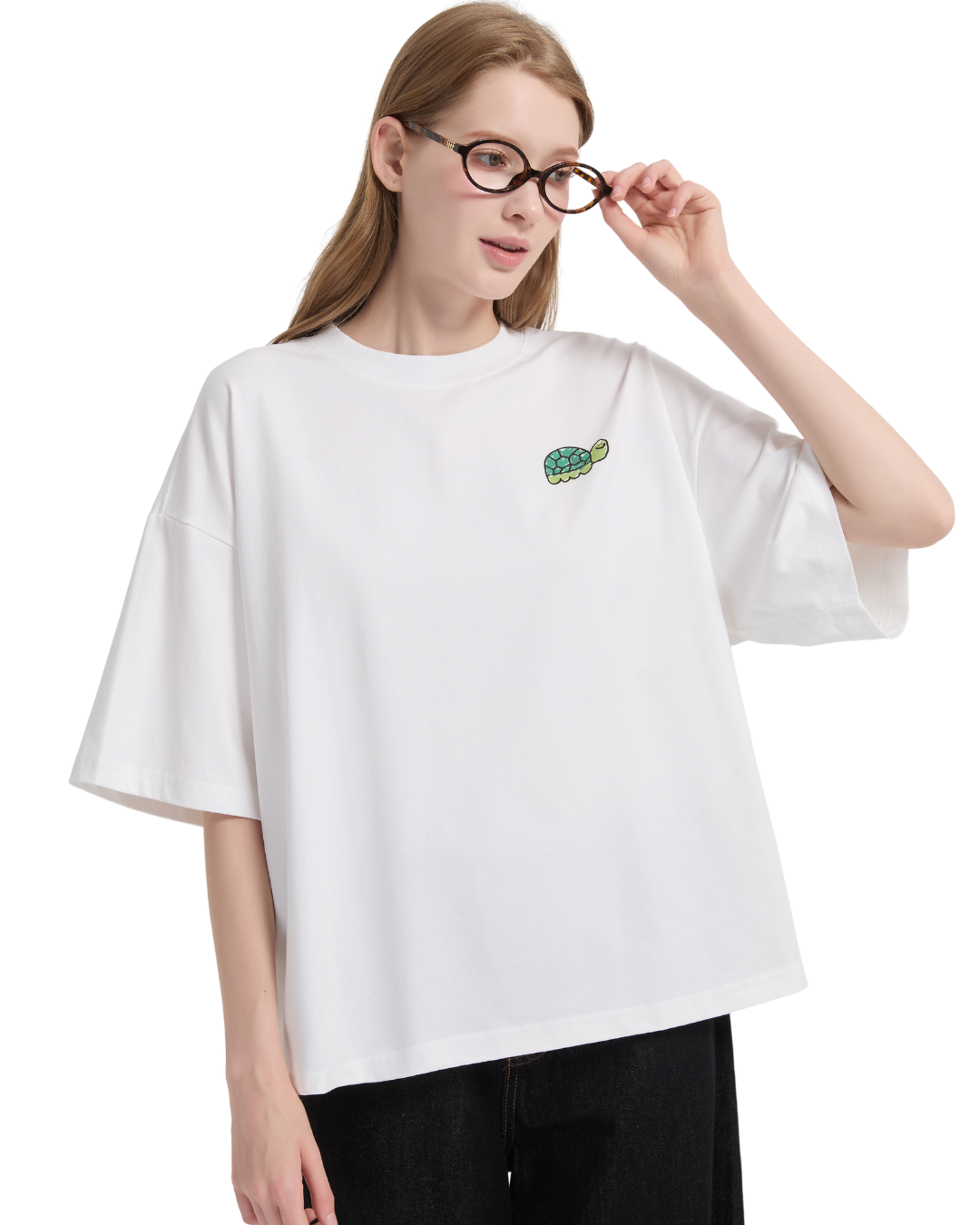 It's Okay Boxy Sorona® Cooling Tee in White