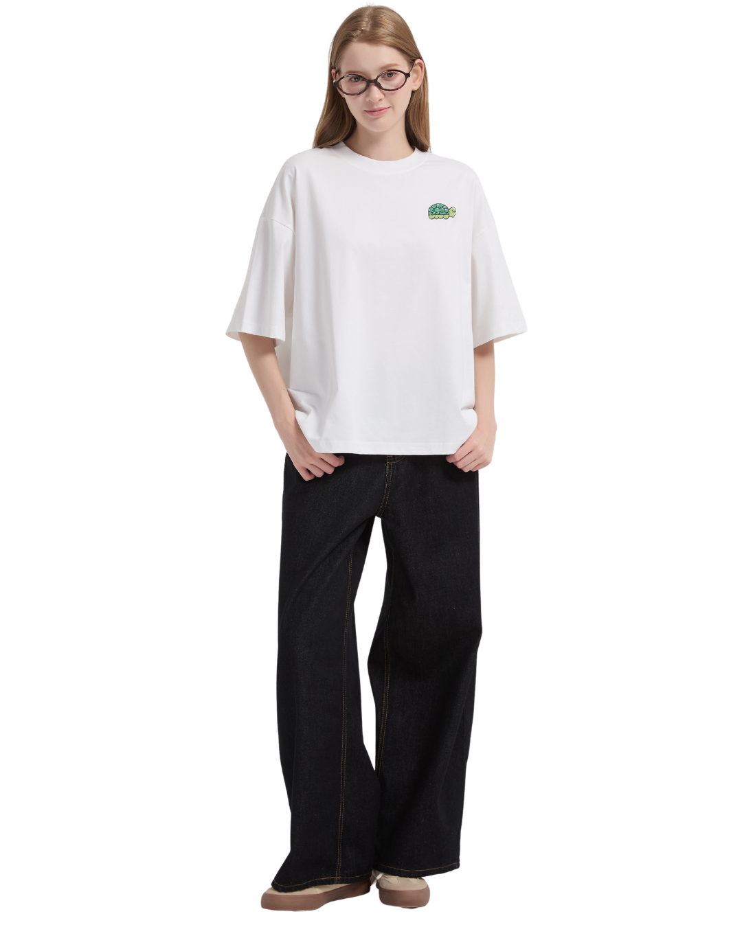 It's Okay Boxy Sorona® Cooling Tee in White