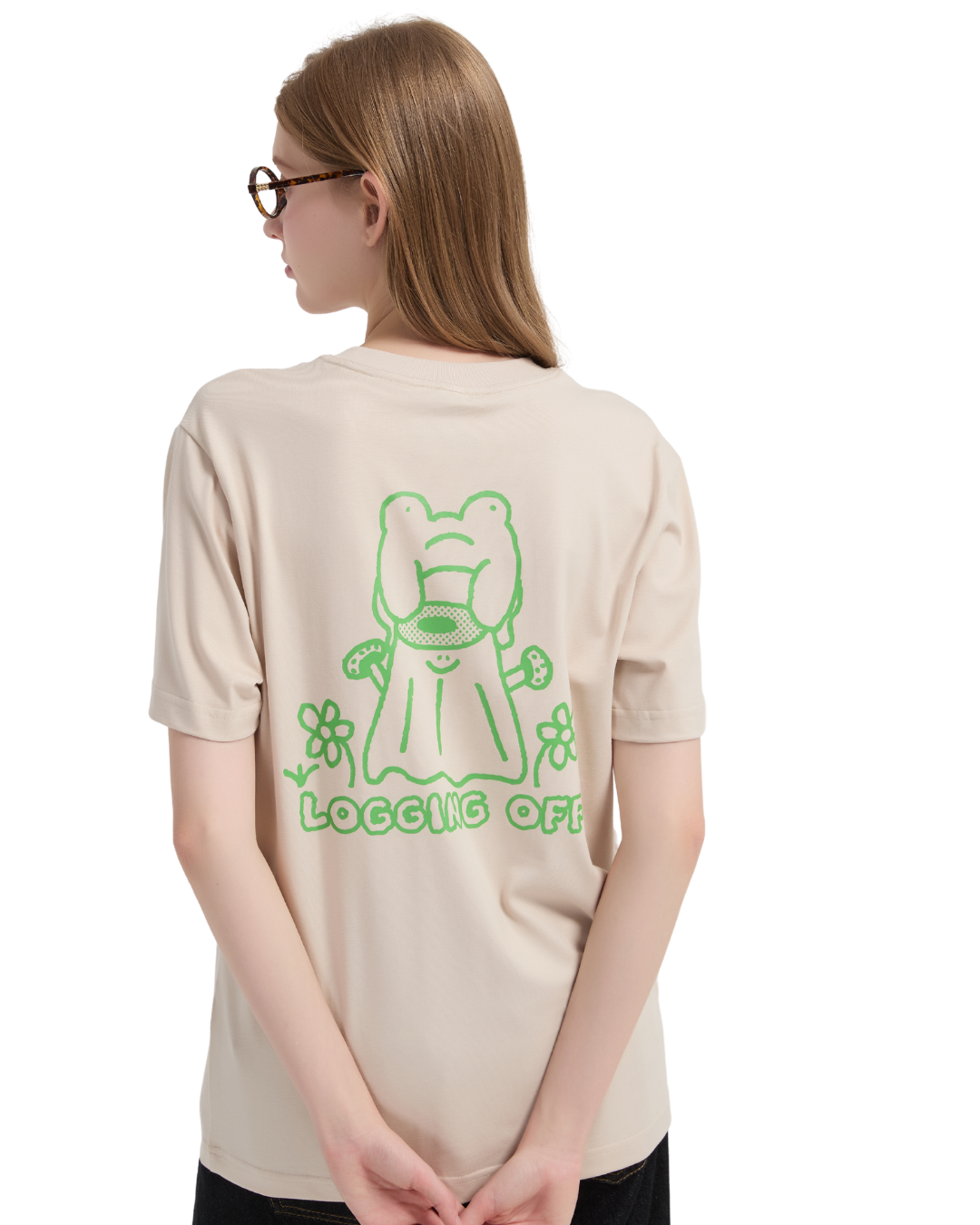 Logging Off Cooling Tee in Khaki