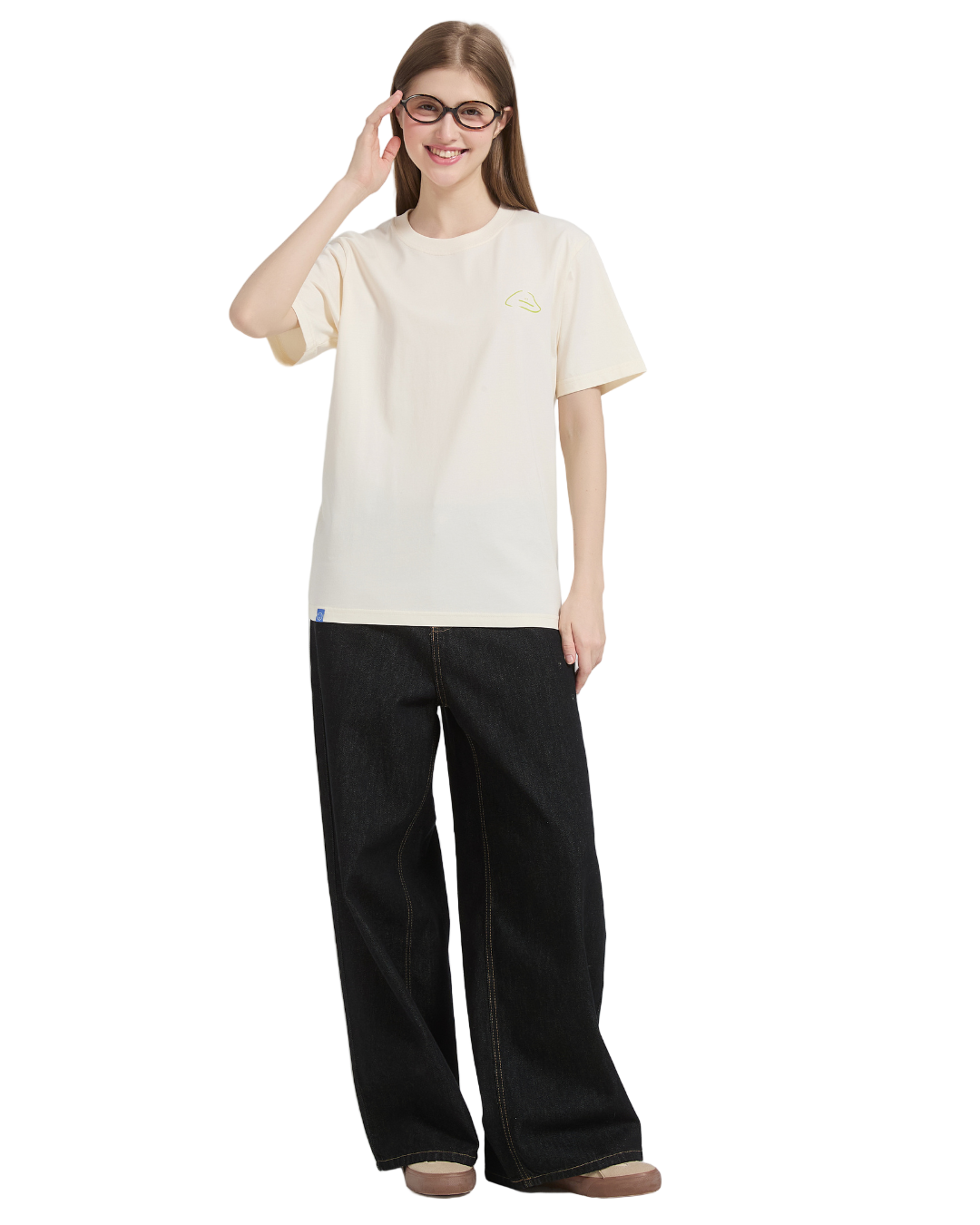 Have A Matcha Cooling Oversized Tee in Cream